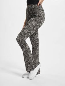 Comfortable Urban Classics women's trousers, stretch slim fit, 270 g/m², cotton, black/grey