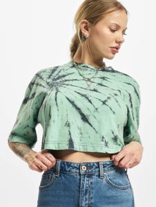 sportliches Urban Classics Damen T-Shirt Oversize 180 g/m² mit Baumwolle Grün