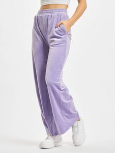 Modern Urban Classics Women's Straight Fit Stretch Trousers with Pockets, Violet
