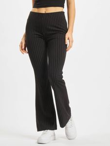 Jeans da donna casual Urban Classics, elasticizzati, vestibilità slim, 230 g/m², neri/bianchi