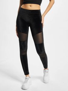Pantalon femme URBAN CLASSICS moderne en maille stretch 200 g/m² noir