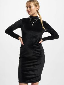 Robe femme URBAN CLASSICS tendance, tissu stretch 200 g/m², noire