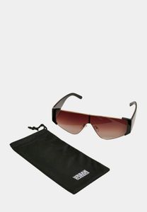 Lunettes de soleil unisexes Fashionable Urban Classics avec cordon de serrage, noires