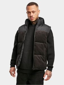 Functional URBAN CLASSICS men's jacket with zippers, pockets, 136 g/m², black