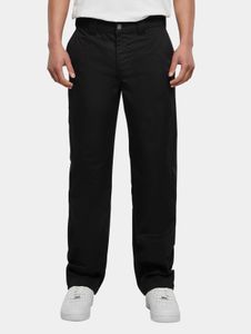 Jeans casual da uomo URBAN CLASSICS con tasche con zip, cotone 240 g/m², neri