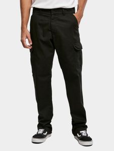 Jeans da uomo URBAN CLASSICS eleganti, vestibilità dritta, con tasche, 320 g/m², in cotone, neri