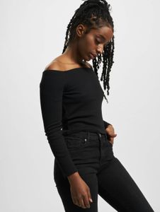 Casual Urban Classics women's stretch sweatshirt, 180 g/m², with cotton, black