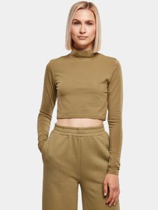 Casual Urban Classics women's stretch sweatshirt, 180 g/m², with cotton, olive green