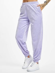 Modern Urban Classics women's trousers, stretch, drawstring, pockets, violet