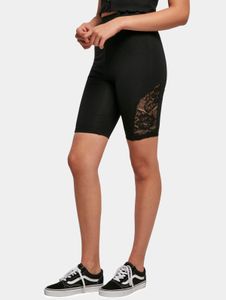Casual Urban Classics women's stretch trousers, 225 g/m², with cotton, black