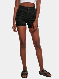 Comodi jeans da donna Urban Classics, elasticizzati, con tasche con zip, neri