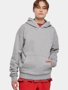 Felpa con cappuccio da uomo Urban Classics, morbida, 460 g/m², cotone, grigia