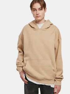 Felpa con cappuccio da uomo Casual Urban Classics, 460 g/m², cotone, beige
