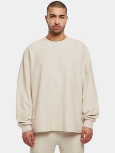 Casual Urban Classics men's ribbed knit sweatshirt, oversized, 300 g/m², cotton, beige