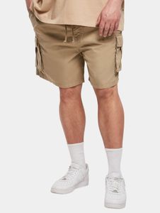 Short homme Summer Urban Classics, fermeture à cordon et Velcro, coton 200 g/m², beige