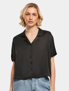 Versatile Urban Classics women's polo shirt, 95 g/m², black