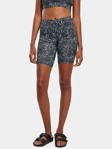Pantaloni casual da donna Urban Classics, elasticizzati, vestibilità slim, 200 g/m², nero/bianco