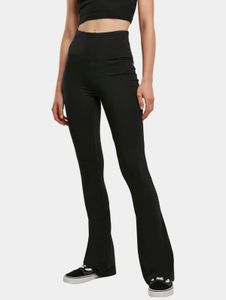 Pantalon femme Modern URBAN CLASSICS, stretch, coupe slim, 220 g/m², coton, noir