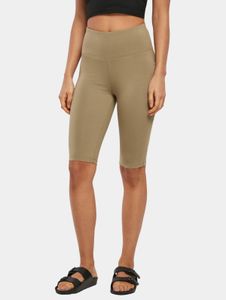 Pantalon femme Urban Classics confortable, coupe slim stretch, 220 g/m², coton, beige