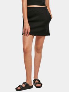 Stylish Urban Classics women's dress with drawstring and pockets, 305 g/m² cotton, black