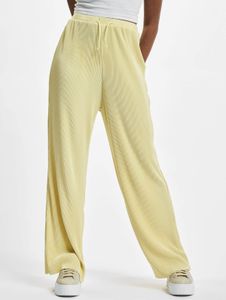 Jean femme Urban Classics confortable avec cordon de serrage, 105 g/m², jaune pastel