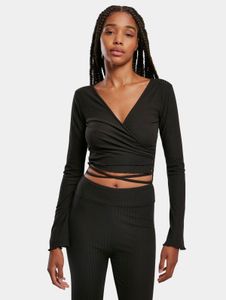 Soft Urban Classics women's stretch sweatshirt, 200 g/m², black