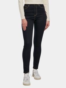 comfortable Urban Classics women's jeans skinny fit stretch denim black