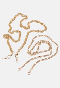 Soft Urban Classics unisex bra with chain detail, gold