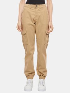 Jean femme Urban Classics confortable avec poches extensibles, 320 g/m², coton, beige