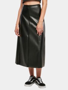 Fashionable Urban Classics women's dress, stretch fabric with zipper, 360 g/m², black