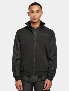 Giacca da uomo Modern Urban Classics con cerniera e tasche, 305 g/m², nera