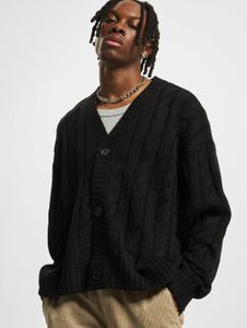 Comfortable URBAN CLASSICS men's sweatshirt with pockets, oversize, 3 g/m², black