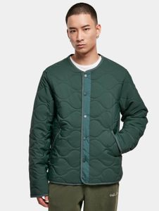 Stylish Urban Classics men's jacket, lined with pockets, 97 g/m², green