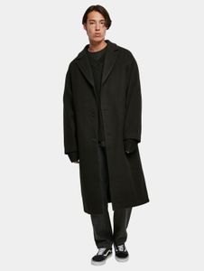 Elegante giacca da uomo URBAN CLASSICS con tasche, foderata, 420 g/m², nera