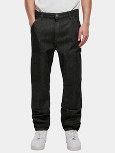 Jeans da uomo Modern Urban Classics con tasche, denim 150 g/m² con cotone, nero