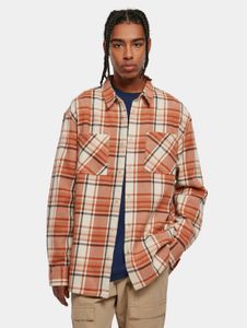 bequemes URBAN CLASSICS Herren Polo-Shirt Taschen Oversize 230 g/m² Orange