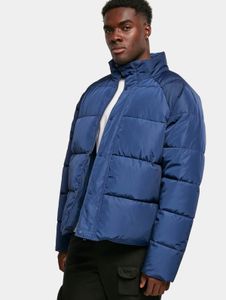 Giacca da uomo casual Urban Classics con tasche con zip, 139 g/m², blu navy