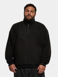 Modern Urban Classics Men's Sweatshirt, Zip-Up Fleece, 230 g/m², Black