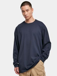 Sudadera cómoda para hombre de Urban Classics, 240 g/m², algodón, azul marino.