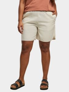 Casual Urban Classics women's shorts with pockets, 180 g/m², beige