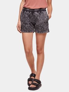 Pantaloncini da donna Urban Classics leggeri con coulisse e tasche, 360 g/m² di cotone, neri
