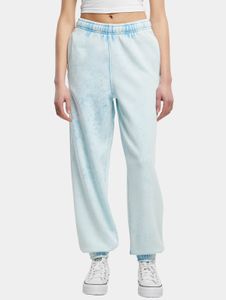 Modern URBAN CLASSICS women's trousers with drawstring and pockets, 360 g/m² cotton, light blue