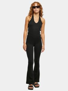 Abito da donna Urban Classics leggero, vestibilità slim elasticizzata, 270 g/m², cotone, nero