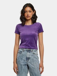 Casual URBAN CLASSICS women's T-shirt, stretch, slim fit, 270 g/m², violet