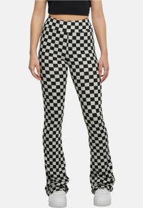 Casual URBAN CLASSICS women's stretch trousers 200 g/m² black/grey