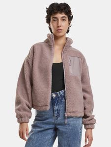Giacca in pile da donna Simple Urban Classics, 330 g/m², rosa antico