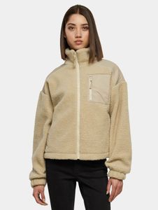 Giacca in pile da donna Simple Urban Classics, 330 g/m², beige