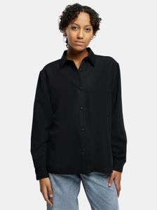 Comfortable Urban Classics women's polo shirt, 188 g/m², black