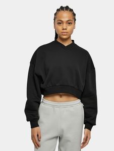 Casual Urban Classics women's oversized fleece sweatshirt, 300 g/m² with cotton, black