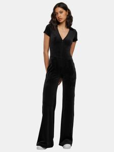 Lightweight Urban Classics women's dress, stretch, zipper, slim fit, black